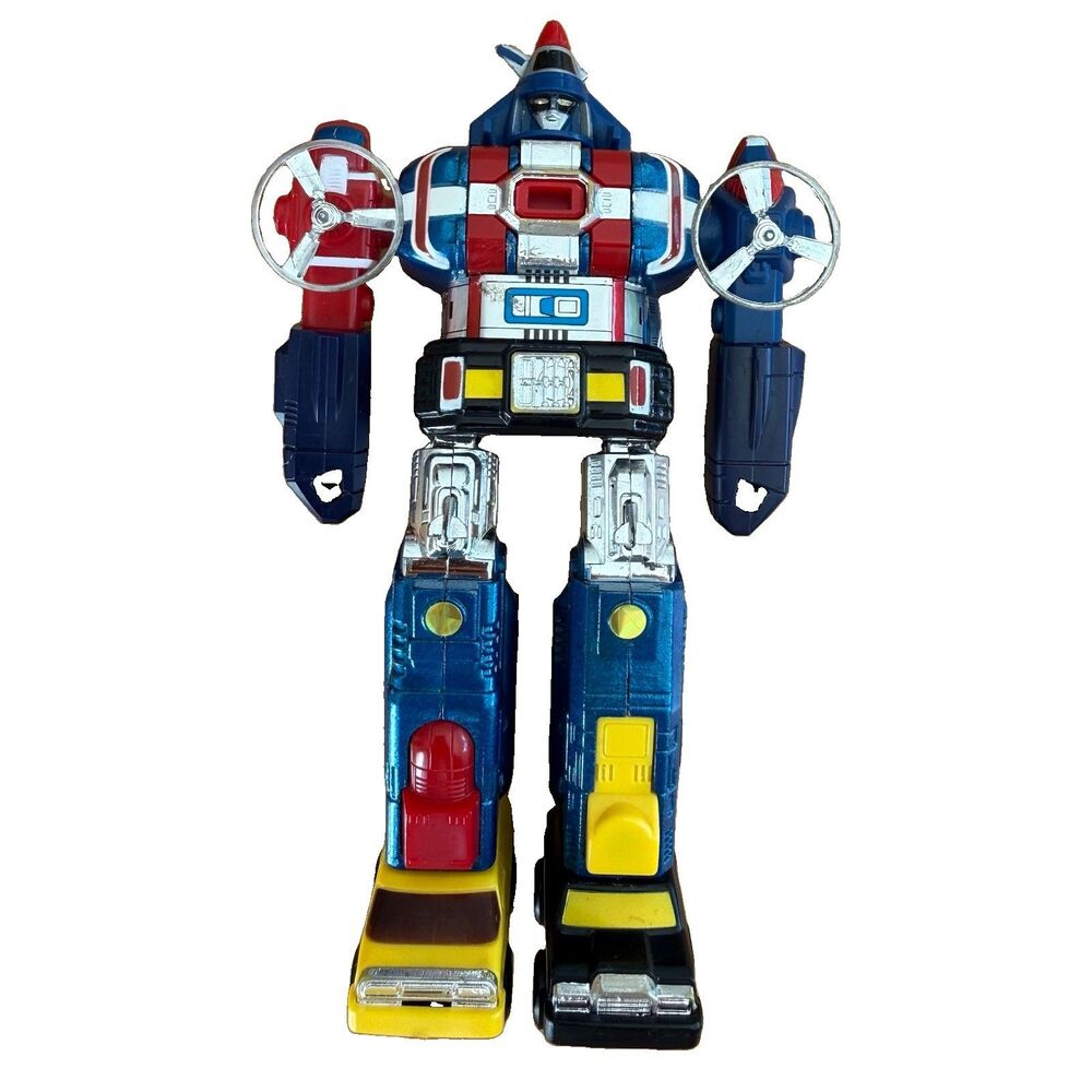 Vintage 1984 Bandai Japan Voltron Miniature Warrior Space Robot Diecast 6-Inch